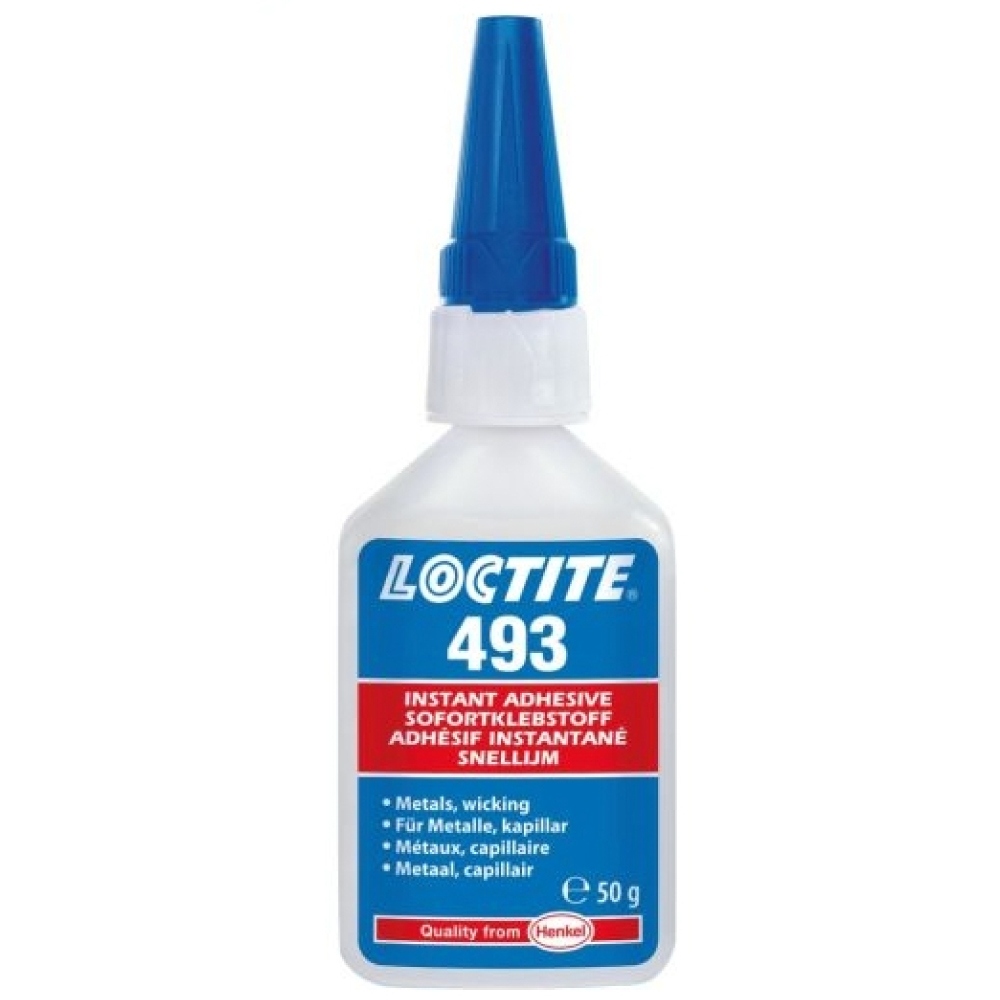 Loctite 493 CA Instant adhesive for metals with wicking 50g