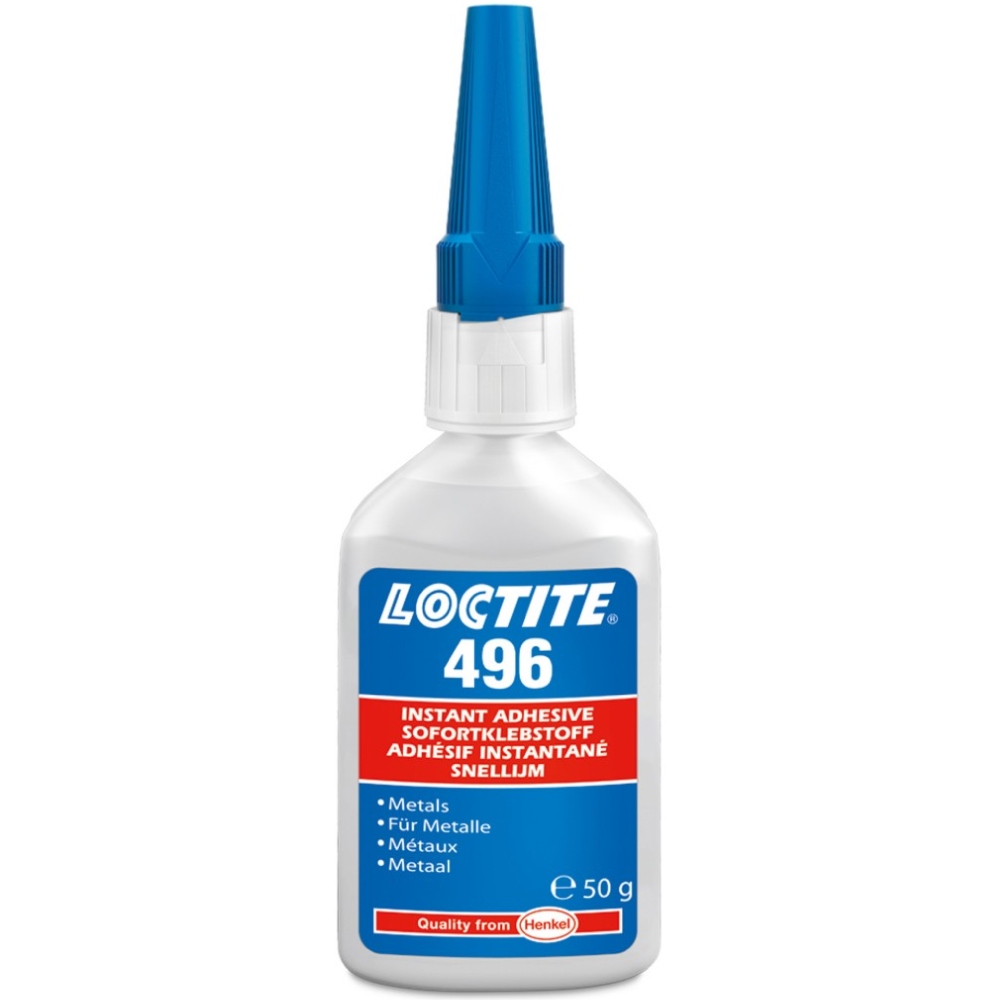 Loctite 496 CA Instant adhesive for metals low viscosity clear 50g