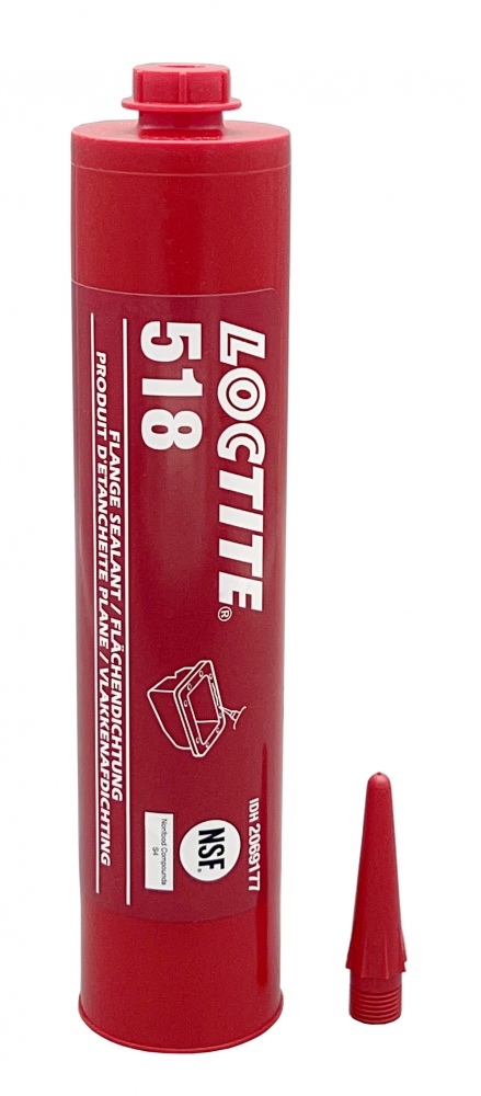 Loctite 518 Liquid Gasket Sealant medium strength red 300ml tube red