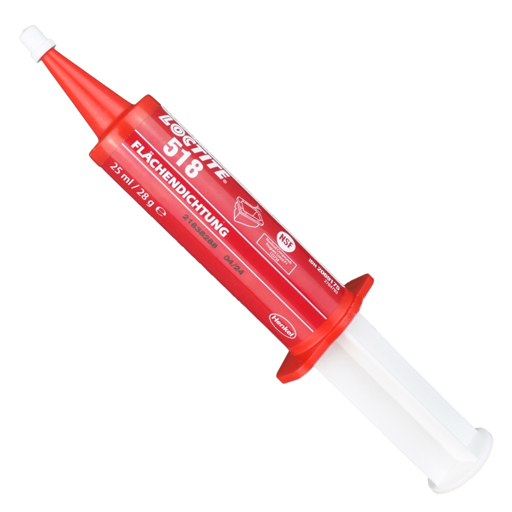 Loctite 518 Liquid Gasket Sealant medium strength red 25ml