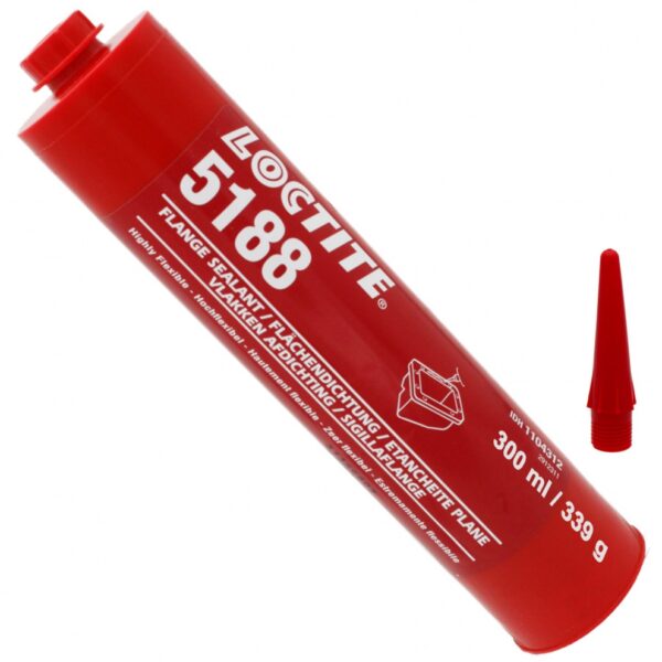 Loctite 5188 Flexible Anaerobic Flange Sealant red 300ml cartridge