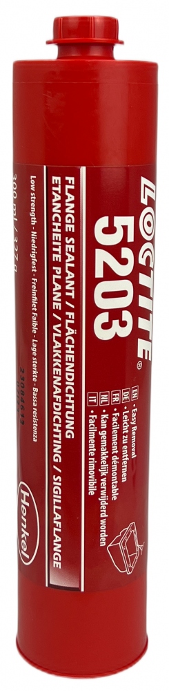 Loctite 5203 Liquid Gasket Sealant low strength red 300ml cartridge