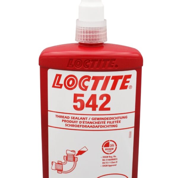 Loctite 542 Pipe Thread Sealant for small metal fittings 250ml