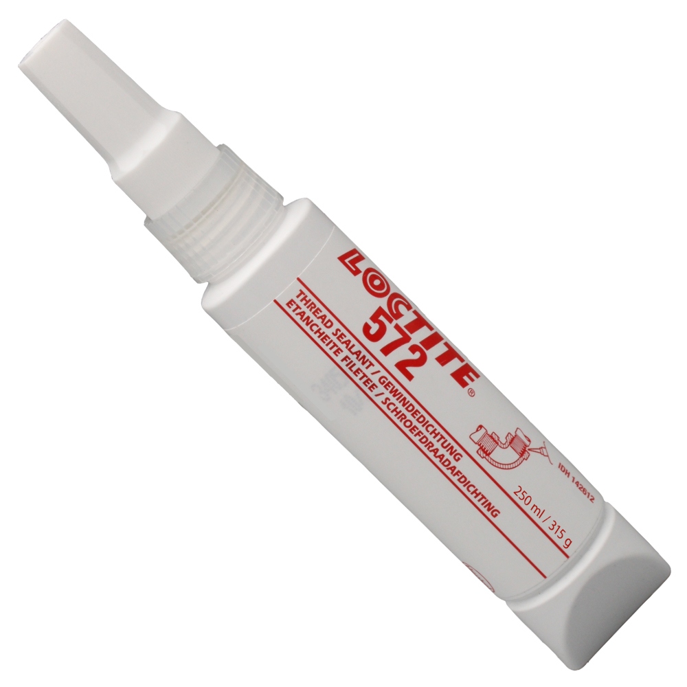 Loctite 572 Pipe Thread Sealant for M80 coarse threads 250ml tube