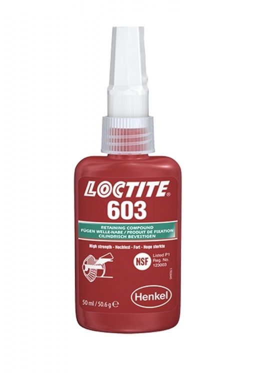 Loctite 603 Retaining Compound for sintered bearings green 50ml