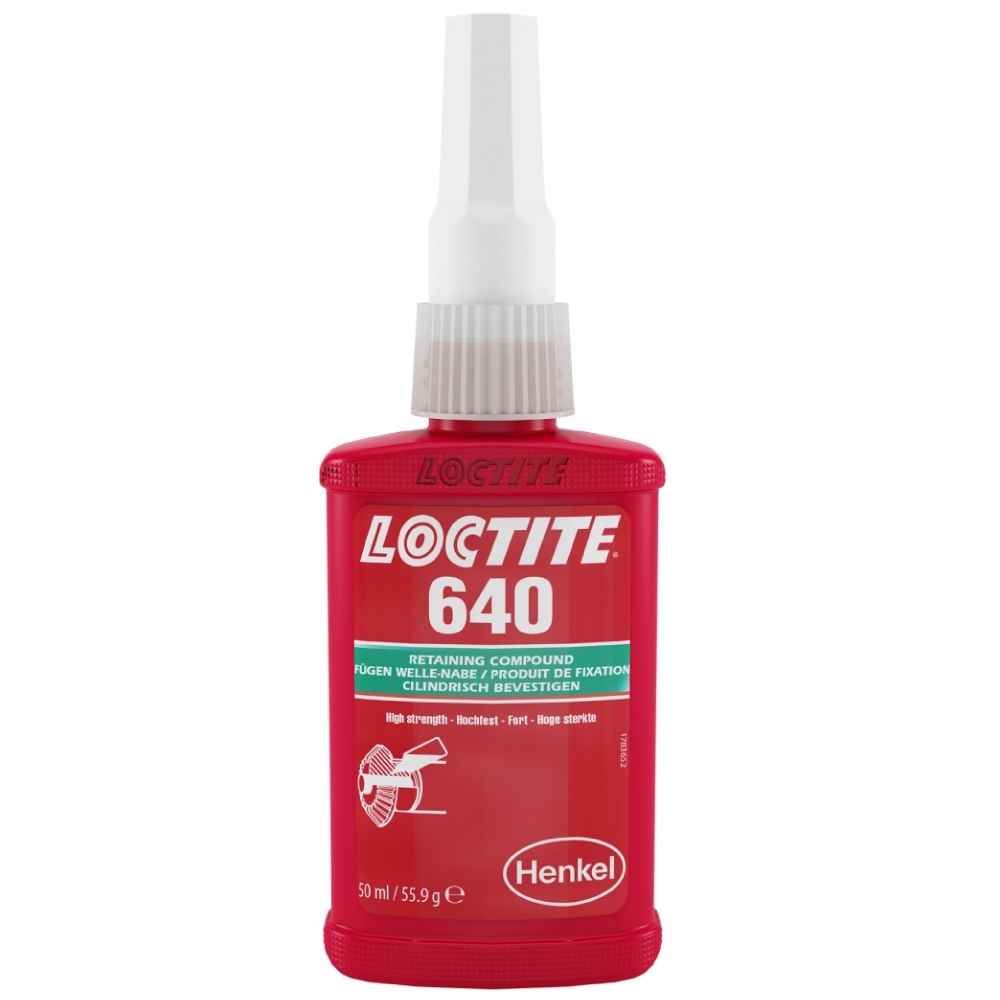 Loctite 640 Retaining Compound slow curing high strength green 50ml