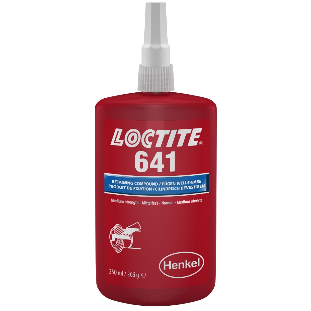 Loctite 641 Demountable Retaining Compound medium strength 250ml