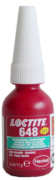Loctite 648 Retaining Compound up to 180 °C high strength green 10ml