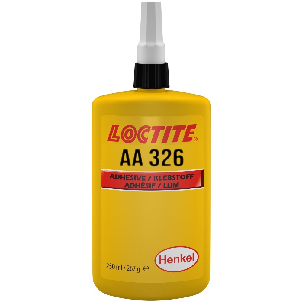 Loctite AA 326 Structural adhesive magnet bonder yellow 250ml bottle
