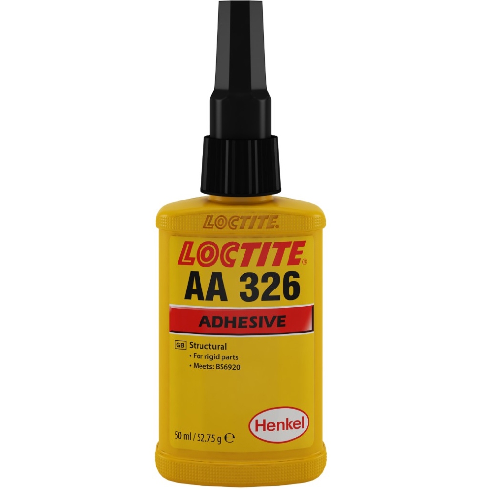 Loctite AA 326 Structural adhesive magnet bonder yellow 50ml bottle