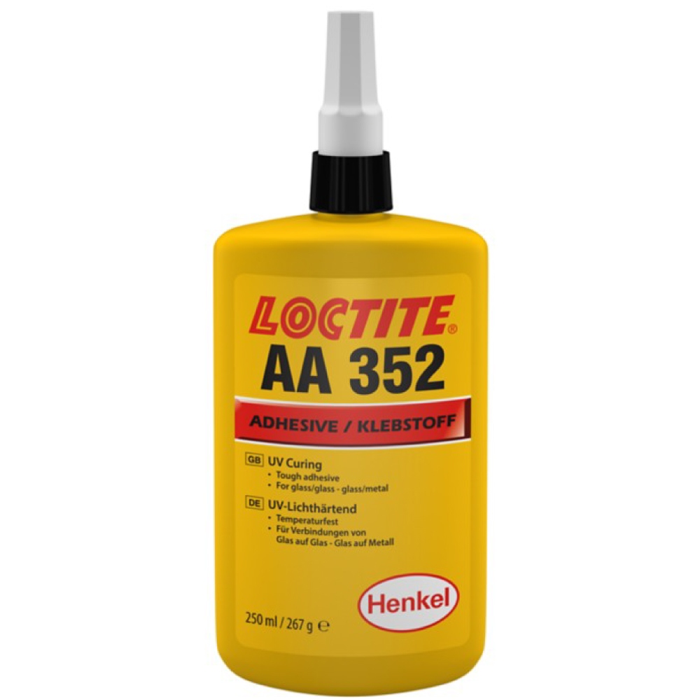 Loctite AA 352 Light cure acrylic adhesive 250ml bottle