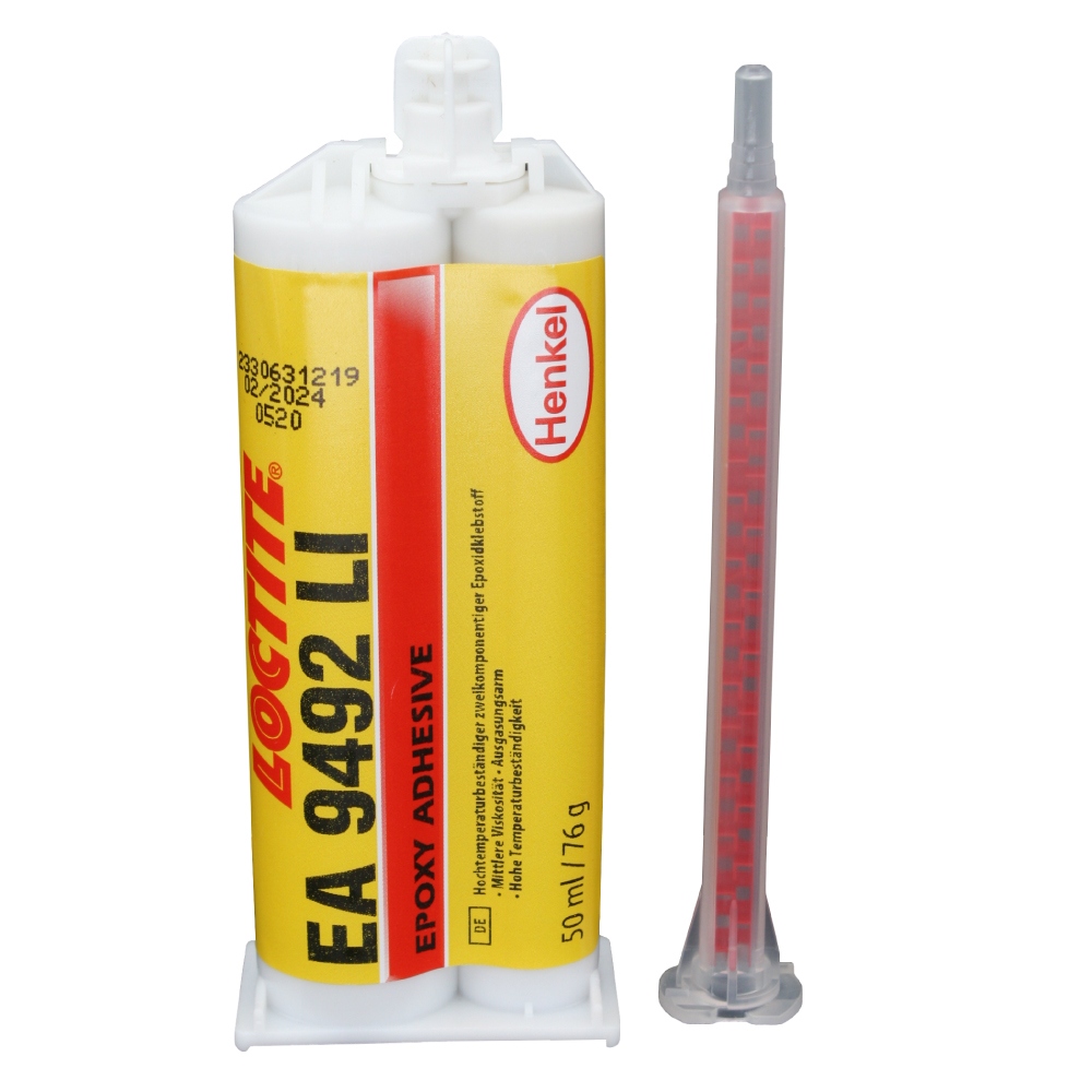 Loctite EA 9492 LI Two Part Epoxy Adhesive high temperature white 50ml