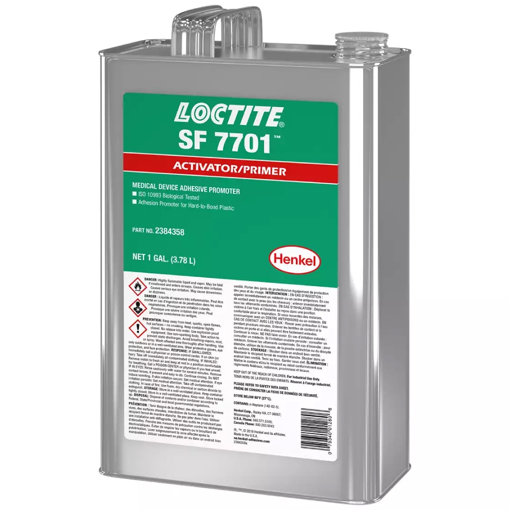 Loctite SF 7701 Medical device adhesive polyolefin primer 473ml