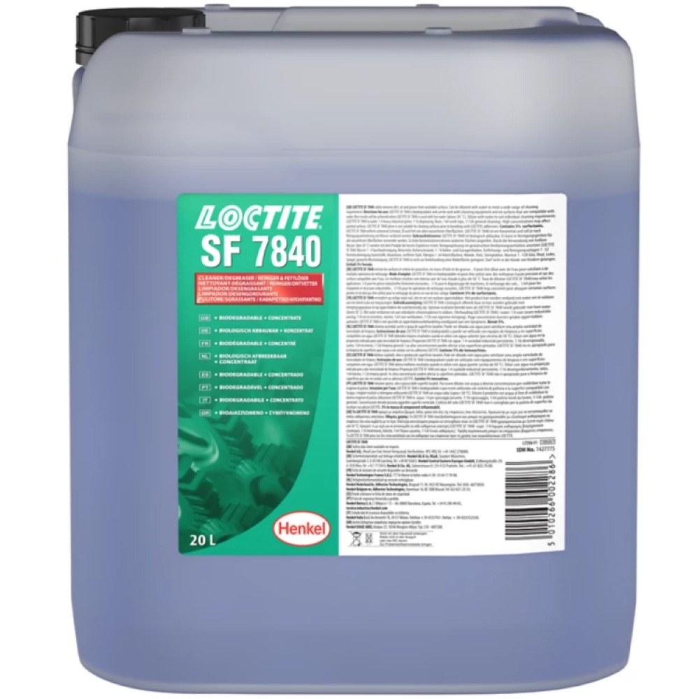 Loctite SF 7840 Biodegradable Multipurpose Cleaner 20L