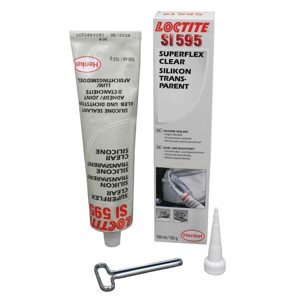 Loctite SI 595 Silicone vulcanizing compound paste clear 100ml tube