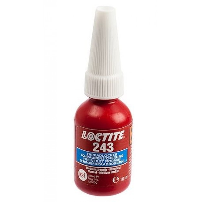 Loctite 243 Threadlocker medium strength blue 10ml
