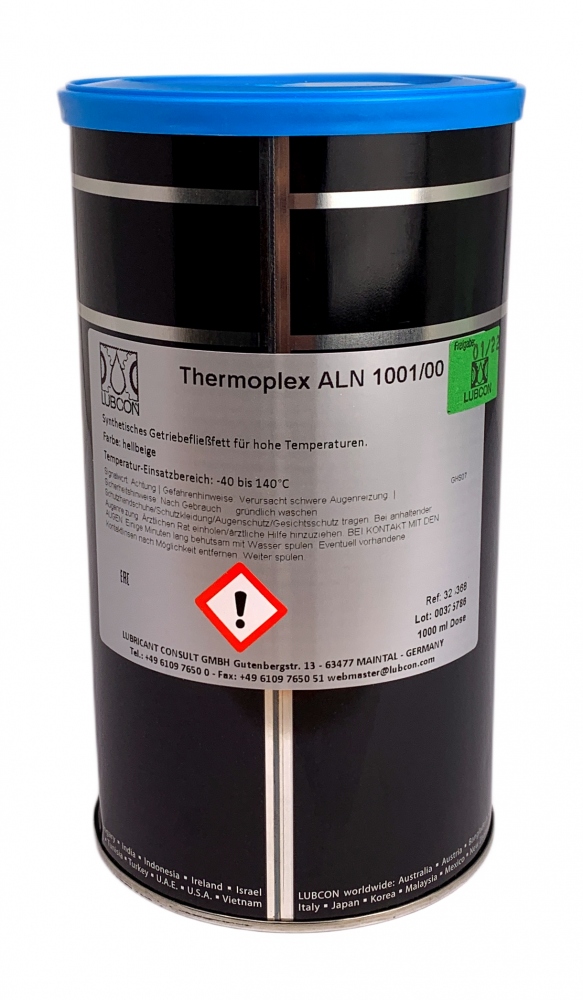Lubcon Thermoplex ALN 1001/00 Synthetic gear flow grease 1kg can