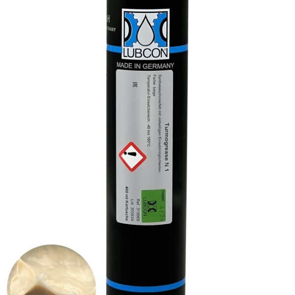 Lubcon TURMOGREASE N 1 Synthetic special grease NLGI 1, 400ml