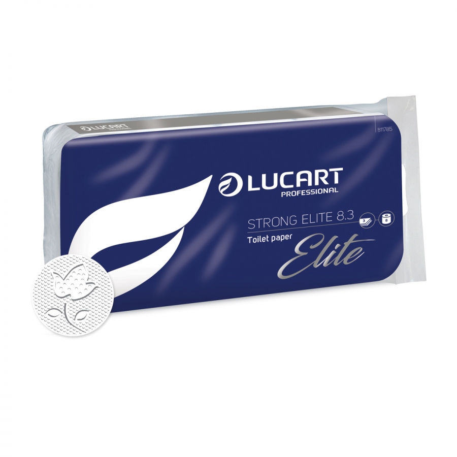 Lucart Strong 8.3 Comfort toilet paper pure pulp 3-ply 250 sheets 30m
