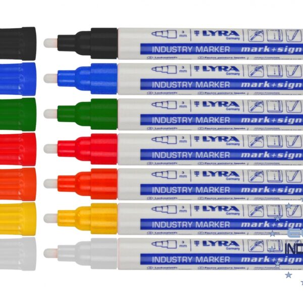 Lyra 40400 Mark+Sign Industry marker valve action paint marker 2-4 mm