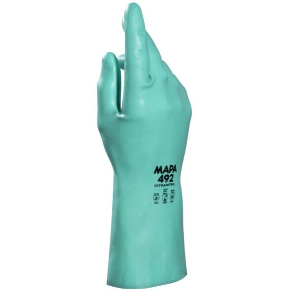 Mapa 492 ULTRANITRIL Chemical resistant gloves PPE cat. 3 type A