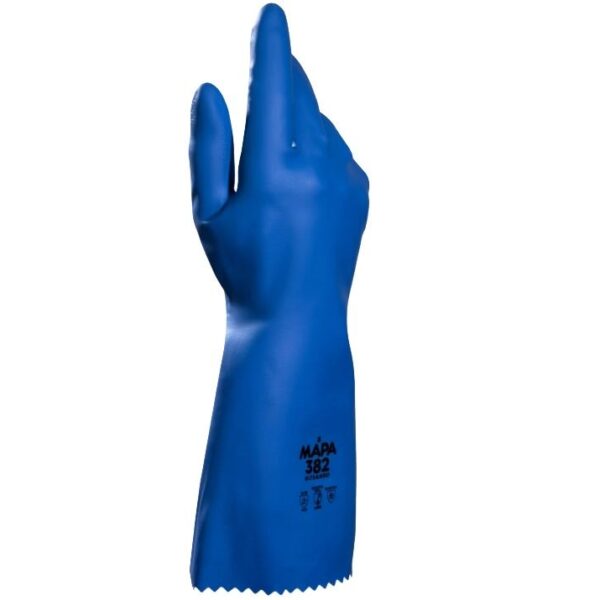 MAPA UltraNeo 382 Neoprene chchemical safety gloves blue cat 3