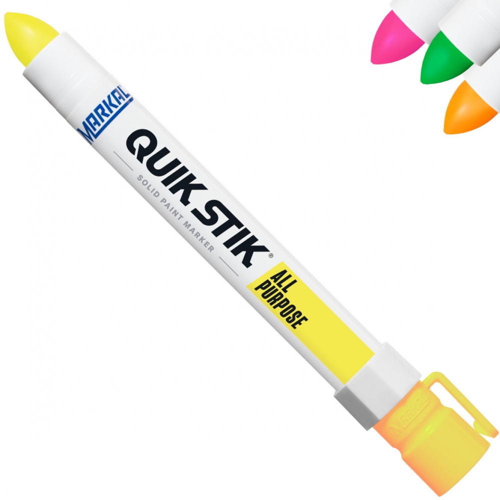 Markal Quik-Stik fluorescent solid paint marker with twist-up knob