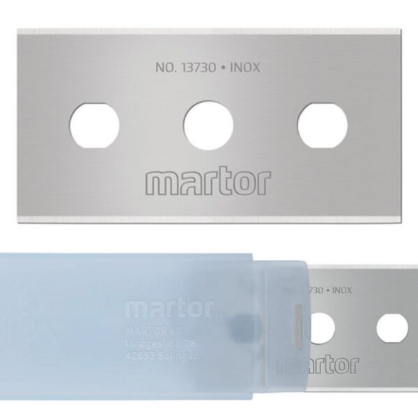 Martor 13730.60 Stainless steel industrial blade 43x22x0.30mm