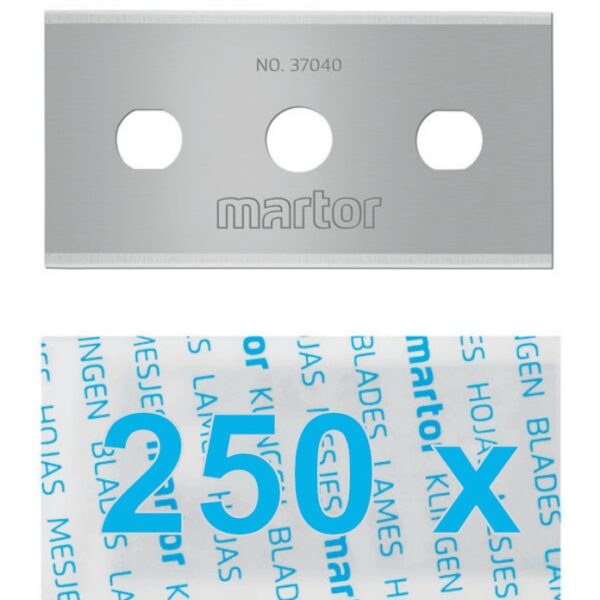 Martor 37040.39 Industrial blade 43x22x0.4 mm - 250 pieces