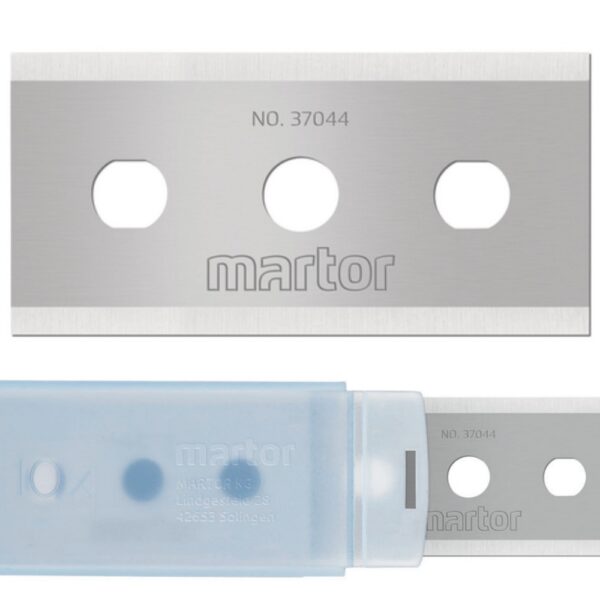 Martor 37044 deep edged industrial blade 43 x 22 x 0.40 mm