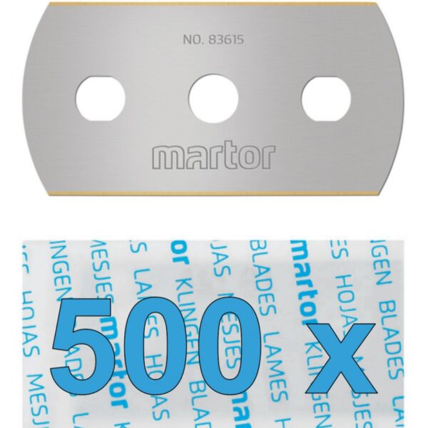 Martor 83615.35 Industrial blade stainless steel TiN coated 0.15 mm