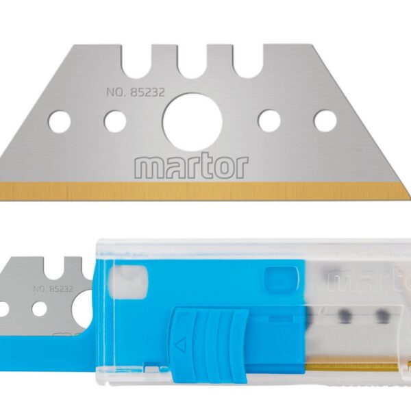 Martor 85232.70 Trapezoid blade TIN-coated 53x19x0.63 mm