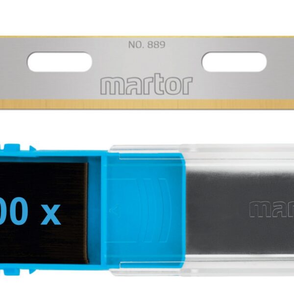 Martor 889.57 INJEKTOR Blade Stainless steel TiN-coated 0.25 mm