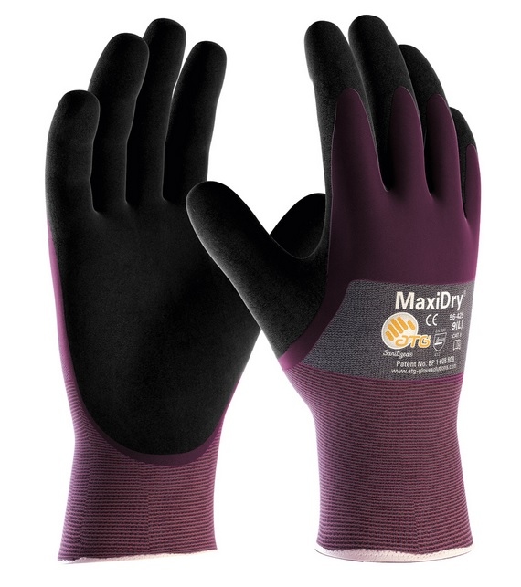 ATG Maxidry 56-425 Ultra lightweight nitrile grip oil-resistant gloves