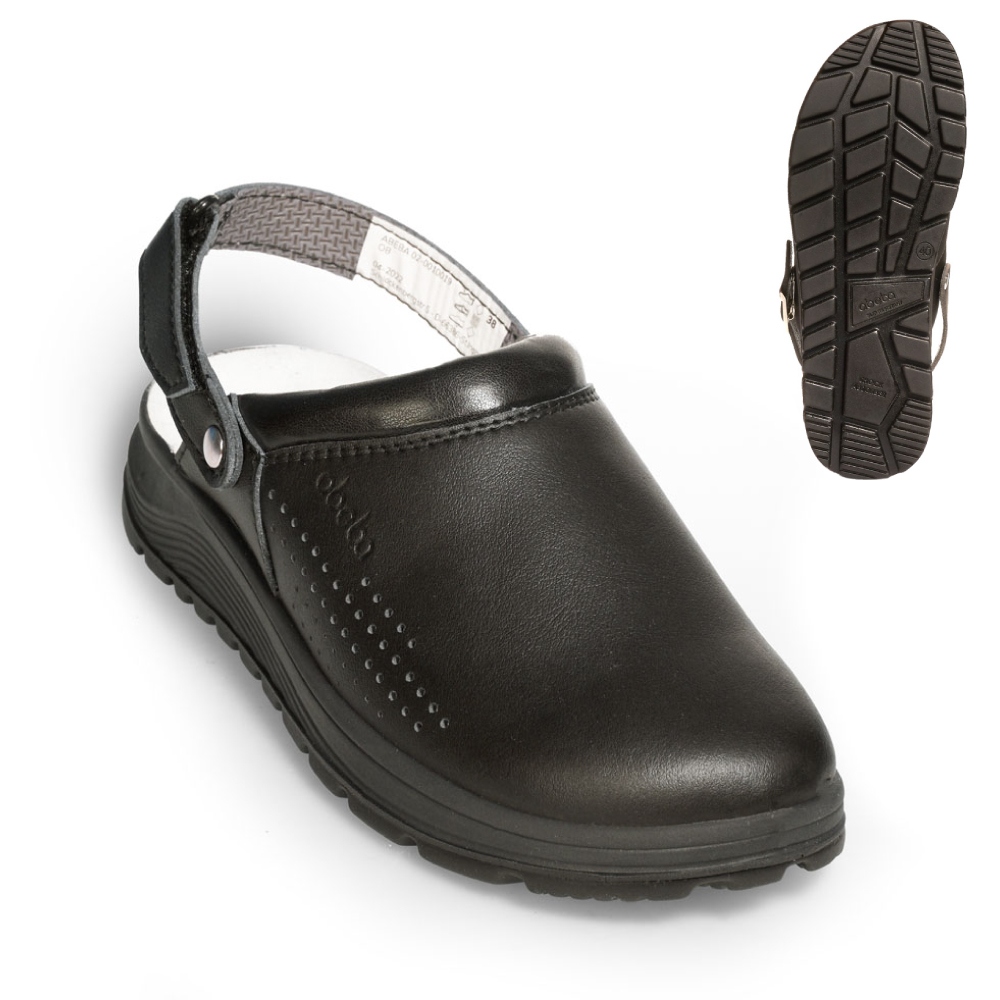 Medical clogs slip-resistant black OB SRC Abeba 810019 ACTIVE