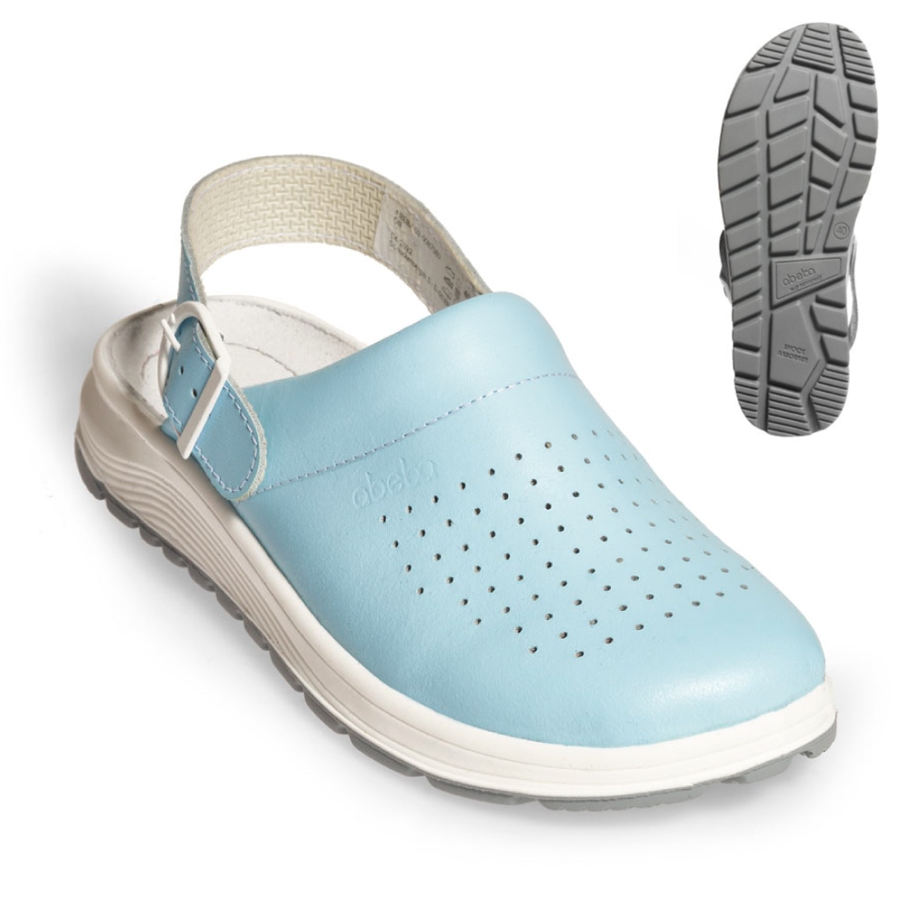 Women's medical clogs slip-resistant blue OB SRC Abeba 87080 ACTIVE