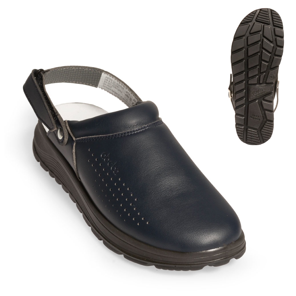 Medical clogs slip-resistant navy blue OB SRC Abeba 845018 ACTIVE