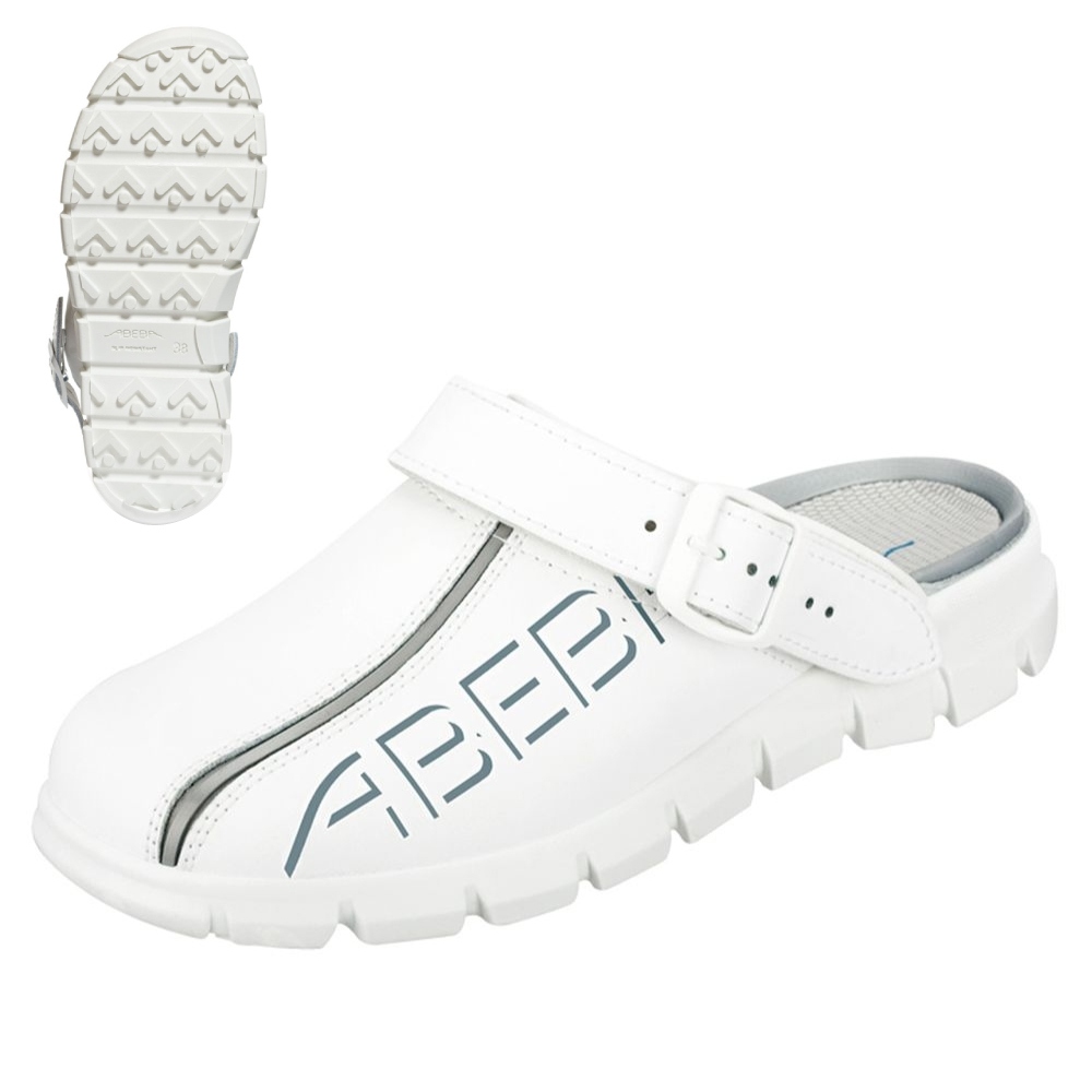 Medical clogs slip-resistant white OB SRC Abeba 7310 DYNAMIC
