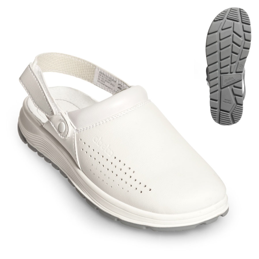 Medical clogs slip-resistant white OB SRC Abeba 812018 ACTIVE