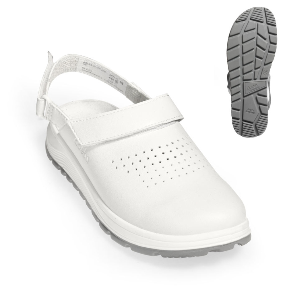 Medical clogs slip-resistant white OB SRC Abeba 812020 ACTIVE