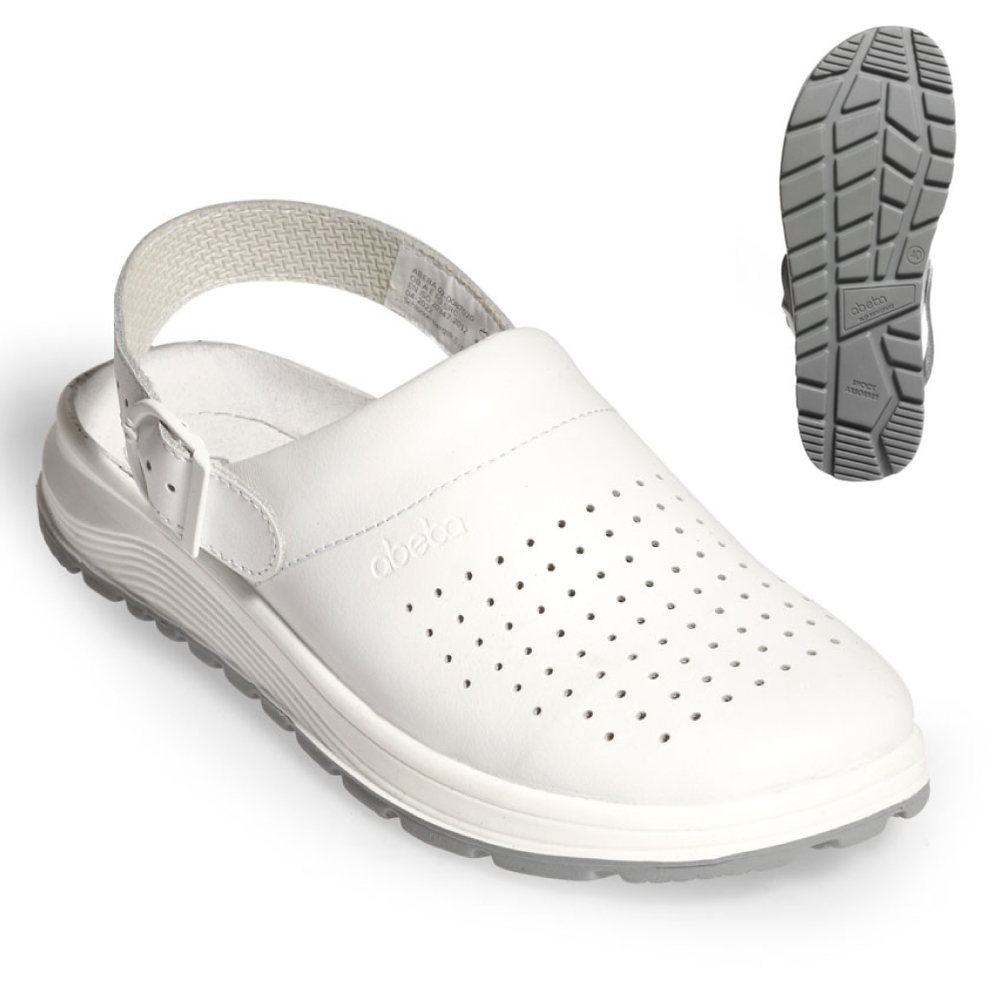 Medical clogs slip-resistant white OB SRC Abeba 87020 ACTIVE