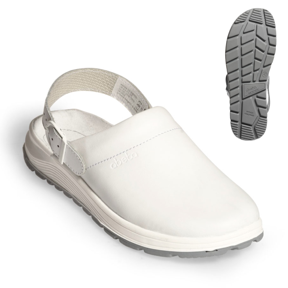 Medical clogs slip-resistant white OB SRC Abeba 877021 ACTIVE