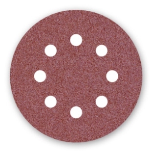 Menzer Velcro Abrasive Paper Ø 125 mm - 8 holes - Type 1 - K40-240