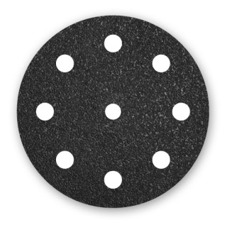 Menzer Silicium carbide Abrasive Paper Ø 125 mm - 9 holes - Type 2