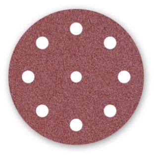 Menzer Velcro Abrasive Paper Ø 125 mm - 9 holes - Type 2 - K24-36