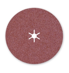 Menzer Corundum Abrasive Paper red Ø 150 mm - 8mm hole - K16-120