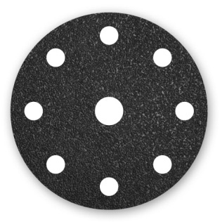 Menzer Silicium carbide Abrasive Paper Ø 150mm 9 holes Type 4 K24, 36