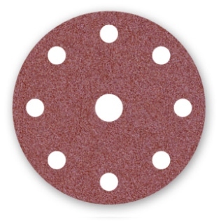 Menzer Velcro Abrasive Paper Ø 150 mm - 9 holes - Type 4 - K40-240