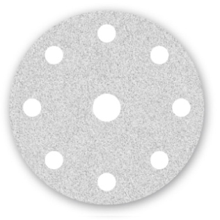 Menzer Corundum Abrasive Paper Ø 150 mm - 9 holes - Type 4 - K40-400