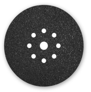 Menzer Silicium carbide Abrasive Paper Ø 225 mm 9 holes